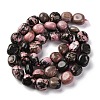 Natural Rhodonite Beads Strands G-G146-A07-02-3