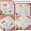 4 Sets 4 Styles Plastic Clay Pressed Molds AJEW-SC0004-09C-5