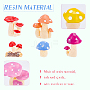   16Pcs 16 Style Resin Decoration DJEW-PH0001-07-6