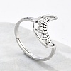 Non-Tarnish 304 Stainless Steel Adjustable Rings X-RJEW-K245-49P-3