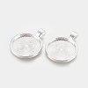 Tibetan Style Alloy Pendant Cabochon Settings LS-TIBE-R295-055S-LF-2