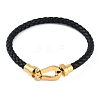 Braided Microfiber Leather Cord Bracelets BJEW-P328-04G-1