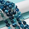 Natural Banded Agate Beads Strands G-K351-A11-02-2