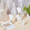 Gesso Earring Display Stands EDIS-WH0016-080B-3