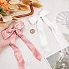 Big Bowknot Polyester Alligator Hair Clips AJEW-CP0008-42B-01-3
