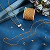 DIY Iron Twisted Chains Curb Chains Bracelets Necklaces Making Kits DIY-UN0006-22B-3