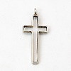 Tibetan Style Alloy Hollow Cross Pendants EAA353Y-NF-2