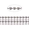 Tarnish Resistant 304 Stainless Steel Ball Chains CHS-E021-13F-P-1