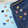 Polyester Hotfix Rhinestone Iron on Patches Applique Patch FIND-TA0002-53A-8