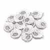 Tibetan Style Alloy Pendants TIBEP-A14120-AS-FF-2