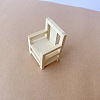 Dollhouse Wooden Handmade Chinese Style Chair Toy PW-WG8CA65-01-2