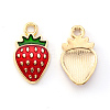 Light Gold Plated Alloy Enamel Pendants LS-ENAM-R136-20B-2