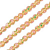 1 Strand Handmade Glod Sand Lampwork Beads Strands LAMP-TA0002-09D-3