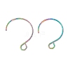 Rainbow Color Ion Plating(IP) 316 Surgical Stainless Steel Earring Hooks STAS-D183-03M-02-1