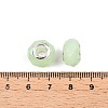 Imitation Jade Glass European Beads GPDL-N004-B14mm-B02-3