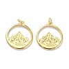 Brass Pendants KK-L188-31G-2