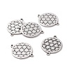 Non-Tarnish 201 Stainless Steel Sacred Geometry Links STAS-S105-JN900-1