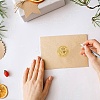34 Sheets Self Adhesive Gold Foil Embossed Stickers DIY-WH0509-076-5