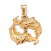 Ion Plating(IP) 304 Stainless Steel Pendants STAS-D165-14G-10-1