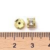 Rack Plating Brass Cubic Zirconia Beads KK-K273-14G-3