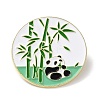 Panda with Bamboo Enamel Pins JEWB-A016-02A-03-1