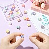 24Pcs 6 Colors Acrylic Imitation Pearl Beads OACR-CJ0002-49-4