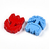 Opaque Acrylic Beads OACR-T028-37-1-2