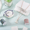 4 Rolls 4 Colors 4-Ply Polycotton Cord with Metallic Thread OCOR-TA0003-33A-7