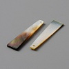 Natural Black Lip Shell Pendants LS-FIND-WH0117-09-1