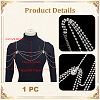 Ally Crystal Rhinestone Multi-Layered Twisted Chain Shoulder Body Chains for Women AJEW-WH0596-745-2