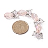 Angel Fairy Shape Electroplate Glass Beads Strands AJEW-JB01173-02-4