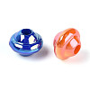 UV Plating Opaque Acrylic Beads OACR-N153-01-2