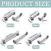 80Pcs Stainless Steel Brooch Base Settings STAS-FH0002-43-2