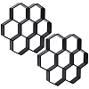 Hexagon Plastic Concrete Molds SIMO-WH0002-07B-1