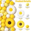 DIY Daisy Round Beads Findings Kits DIY-FS0010-24A-4