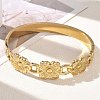 304 Stainless Steel Hinged Cuff Bangles SA-CBAB92B-03G-4
