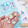 10Pcs Glass Pendants GLAA-ME0001-16A-3