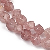 Natural Strawberry Quartz Beads Strands G-A257-A07-01-4