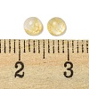 Synthetic Coffee Watermelon Stone Glass Cabochons G-H309-03-03-3