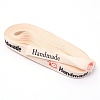 Polycotton(Polyester Cotton) Ribbon OCOR-WH0064-35D-3