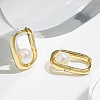 Fashionable S925 Sterling Silver Rectangle Hoop Earrings YL1493-1-3