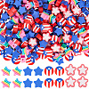320Pcs 4 Styles Independence Day Handmade Polymer Clay Beads CLAY-SP0001-09-1