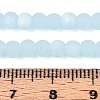 Frosted Imitation Jade Glass Beads Strands GLAA-T032-J4mm-MBB04-5