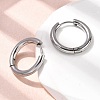 316F Stainless Steel Hoop Earrings EJEW-D341-01B-P-2