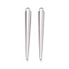 304 Stainless Steel Pendants STAS-T075-22E-P-1