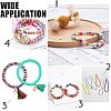 Flat Round Handmade Polymer Clay Bead Spacers LS-CLAY-R067-3.0mm-04-4