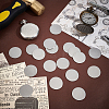 40Pcs Stainless Steel Stamping Blank Tag Cabochons STAS-UN0056-63-2