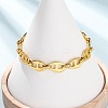 304 Stainless Steel Mariner Link Chains Bracelets for Women BJEW-F536-20G-1
