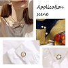 40Pcs 20 Styles Plastic Safety Brooches JEWB-NB0001-10-5