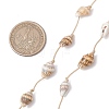 Natural Sea Shell Beads Hanging Ornaments HJEW-JM02970-3